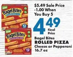 Sullivan's Foods Bagel Bites Rolled Pizza offer