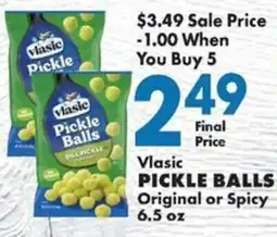 Sullivan's Foods Vlasic pickle balls offer