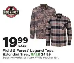 Mills Fleet Farm Field & Forest Legend Tops offer