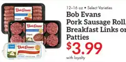 Remke Bob Evans Pork Sausage Rolls, Breakfast Links or Patties offer