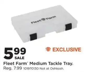 Fleet Farm Medium Tackle Tray