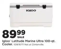 Mills Fleet Farm Igloo Latitude Marine Ultra Cooler offer