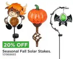 Mills Fleet Farm Seasonal Fall Solar Stakes offer