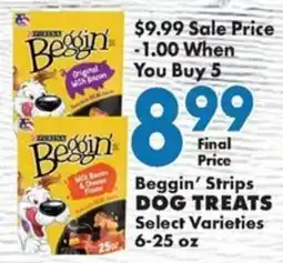 Sullivan's Foods Beggin' Strips Dog Treats offer