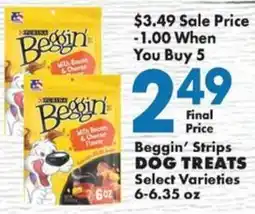 Sullivan's Foods Beggin' Strips Dog Treats offer