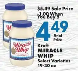 Sullivan's Foods Kraft miracle whip offer
