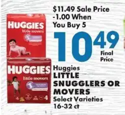 Sullivan's Foods Huggies little movers offer