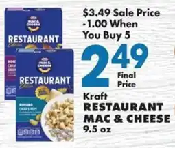 Sullivan's Foods Kraft restaurant mac & cheese offer