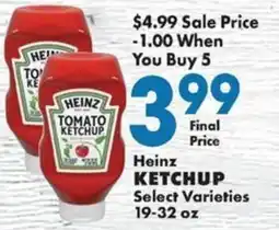 Sullivan's Foods Heinz ketchup offer