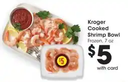 QFC Kroger cooked shrimp bowl offer