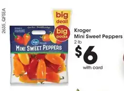 QFC Kroger mini sweet peppers offer