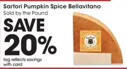 QFC Sartori pumpkin spice bellavitano offer