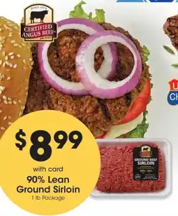 QFC Certified Angus Beef Ground Sirloin offer
