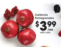 QFC California Pomegranates offer