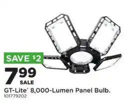 Mills Fleet Farm Gt-lite 8,000-lumen panel bulb offer