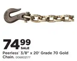 Mills Fleet Farm Peerless grade 70 gold chain offer