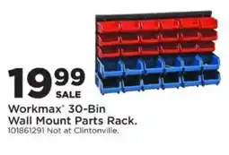 Mills Fleet Farm Workmax 30-Bin Wall Mount Parts Rack offer