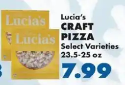 Sullivan's Foods Lucia's craft pizza offer