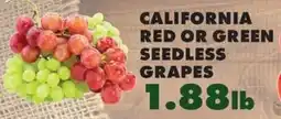 Sullivan's Foods California red or green seedless grapes offer