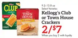 Remke Kellogg's Club or Town House Crackers offer