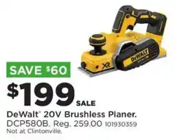 Mills Fleet Farm DeWalt 20V Brushless Planer offer