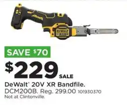 Mills Fleet Farm DeWalt 20V XR Bandfile offer