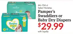 Remke Pampers Swaddlers or Baby Dry Diapers offer