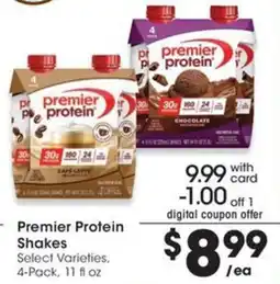 QFC Premier Protein Shakes offer