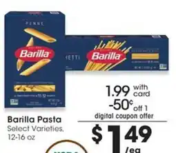 QFC Barilla Pasta offer