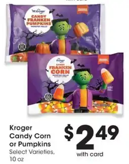 QFC Kroger candy corn or pumpkins offer