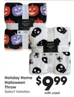 QFC Holiday Home Halloween Throw offer