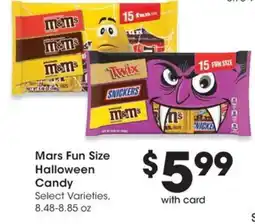 QFC Mars Fun Size Halloween Candy offer