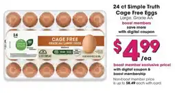QFC Simple Truth cage free eggs offer