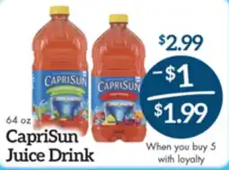 Remke Caprisun juice drink offer