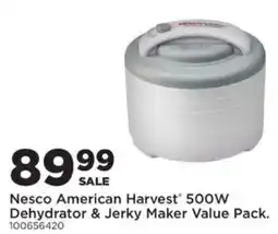 Mills Fleet Farm Nesco American Harvest 500W Dehydrator & Jerky Maker Value Pack offer