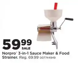 Mills Fleet Farm Norpro 3-in-1 Sauce Maker & Food Strainer offer