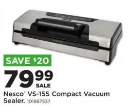 Mills Fleet Farm Nesco VS-15S Compact Vacuum Sealer offer