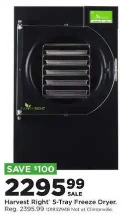Mills Fleet Farm Harvest Right 5-Tray Freeze Dryer offer