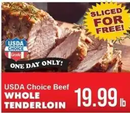 Sullivan's Foods Usda Choice Beef Whole Tenderloin offer
