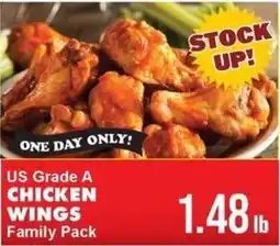 Sullivan's Foods Us Grade A Chicken Wings Family Pack offer