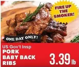 Sullivan's Foods Us Gov't Insp Pork Baby Back Ribs offer