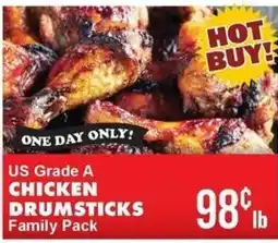 Sullivan's Foods Us Grade A Chicken Drumsticks offer