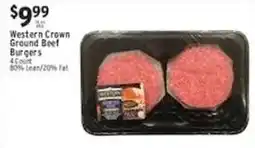 Met Foodmarkets Western Crown Ground Beef Burgers offer