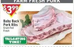 Met Foodmarkets Farm Fresh Pork Baby Back Pork Ribs offer