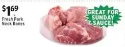 Met Foodmarkets Fresh Pork Neck Bones offer