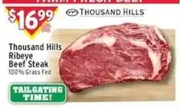 Met Foodmarkets Thousand Hills Ribeye Beef Steak offer