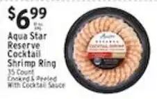Met Foodmarkets Aqua Star Reserve Cocktail Shrimp Ring offer