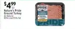 Met Foodmarkets Nature's Pride Ground Turkey offer
