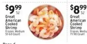 Met Foodmarkets Great American Cooked Shrimp offer