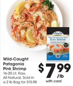 QFC AquaStar Wild Patagonian Pink Raw Shrimp offer
